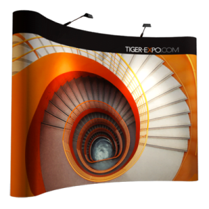10 Ft. Pop-up Display with Laminated Graphics