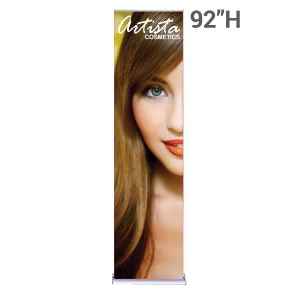 24" Retractable Banner Stand SilverStep