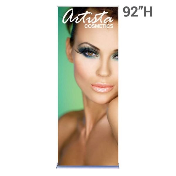 36 In. Retractable Banner Stand SilverStep