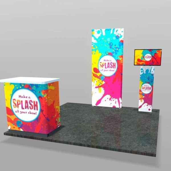 tigerbright super bright backlit trade show display