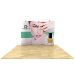 10' Tube Curved Trade Show Displays Wave