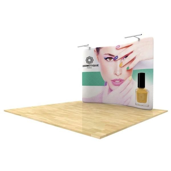 10' Tube Curved Trade Show Displays Wave