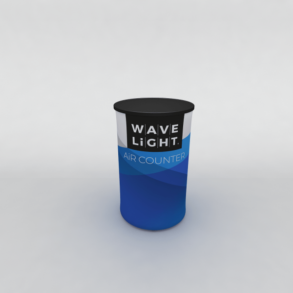 WaveLight LED Circular Inflatable Trade Show Counter