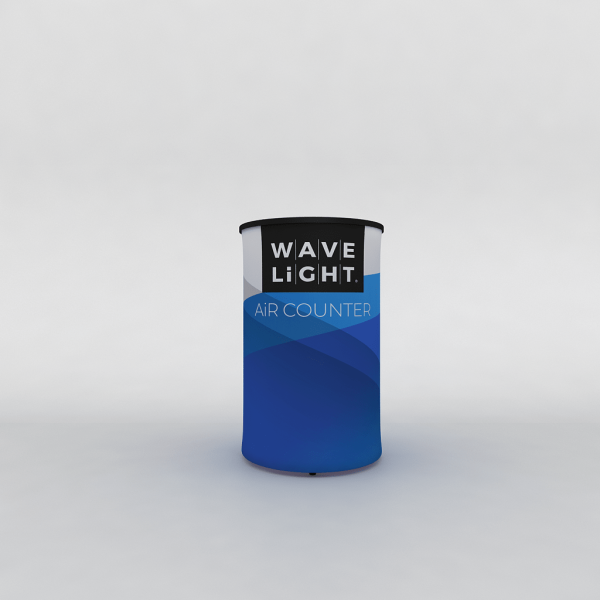 WaveLight LED Circular Inflatable Trade Show Counter