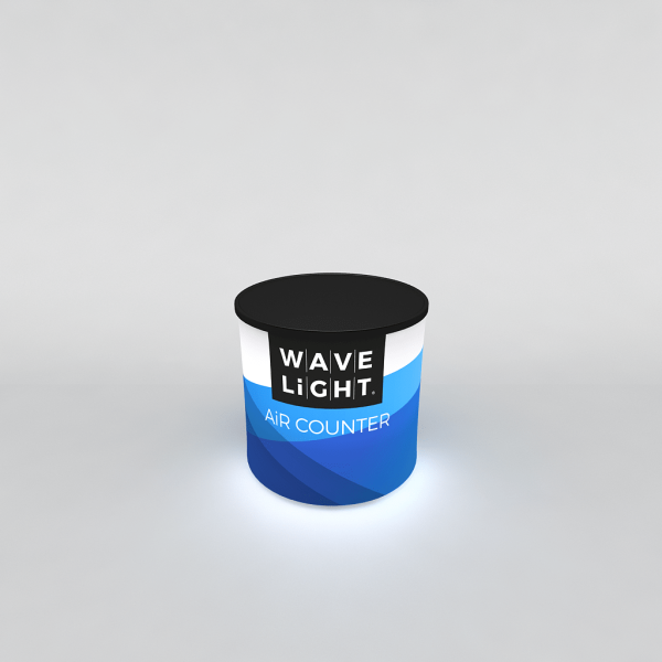 WaveLight LED Circular Inflatable Trade Show Counter