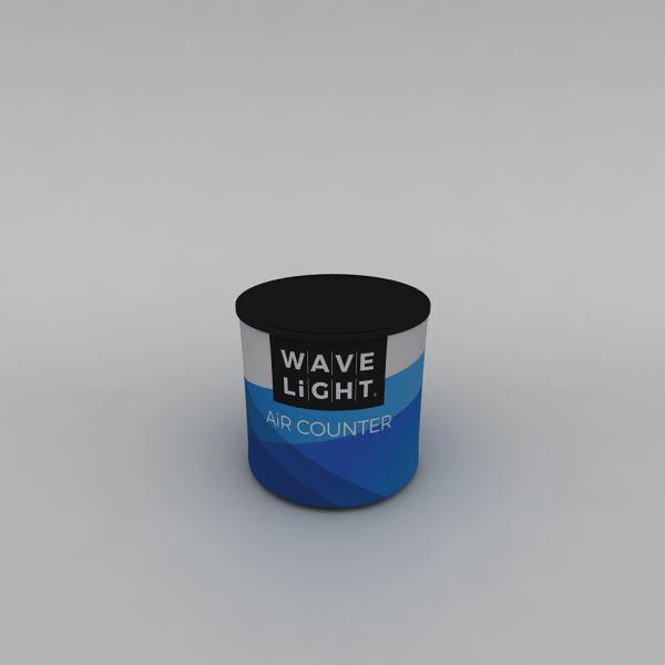 WaveLight LED Circular Inflatable Trade Show Counter