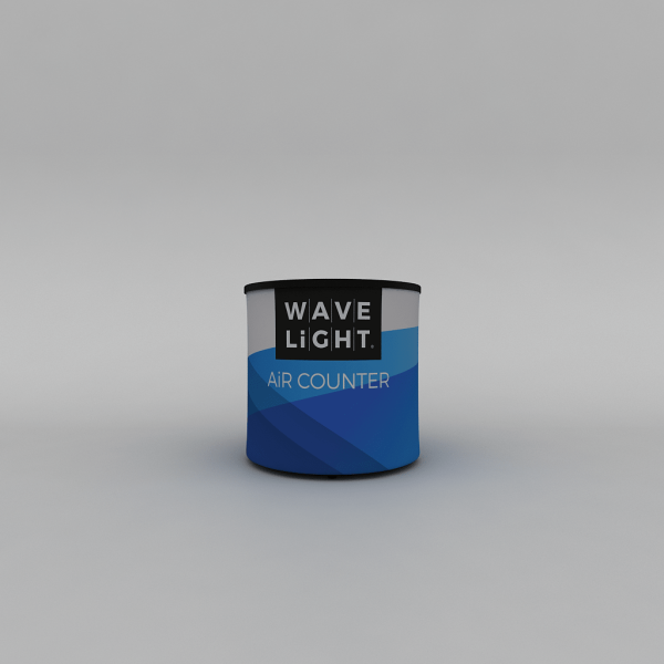 WaveLight LED Circular Inflatable Trade Show Counter