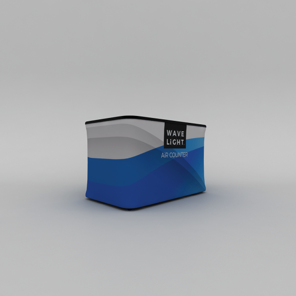 WaveLight Air Backlit - Inflatable Square Trade show Counter