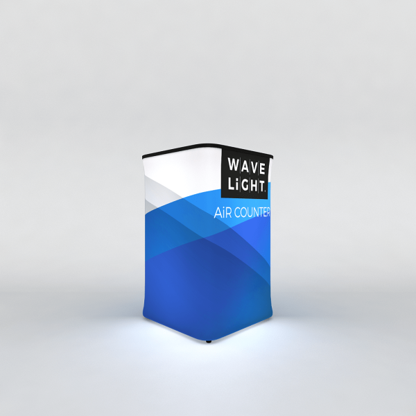 WaveLight Air Backlit - Inflatable Square Trade show Counter