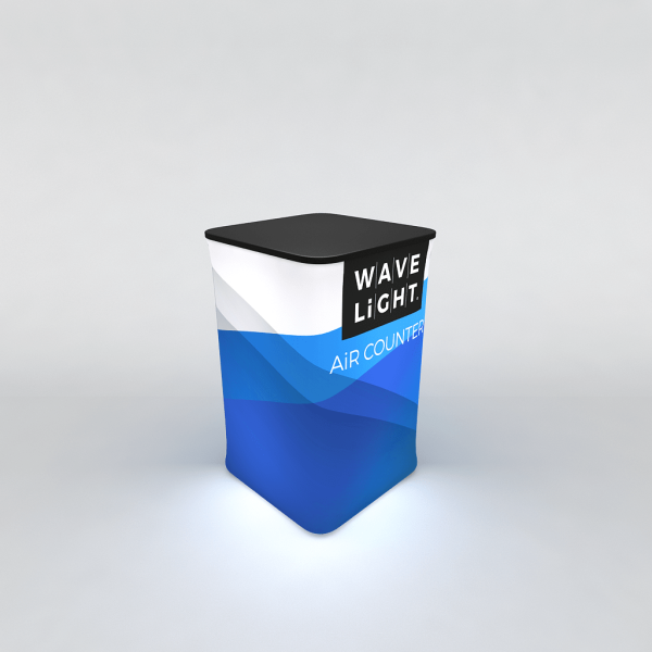 WaveLight Air Backlit - Inflatable Square Trade show Counter