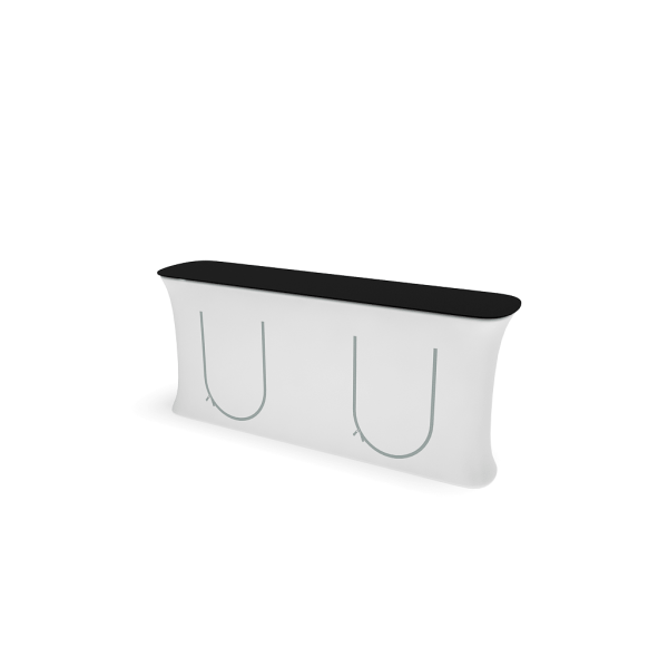 Portable trade show counter