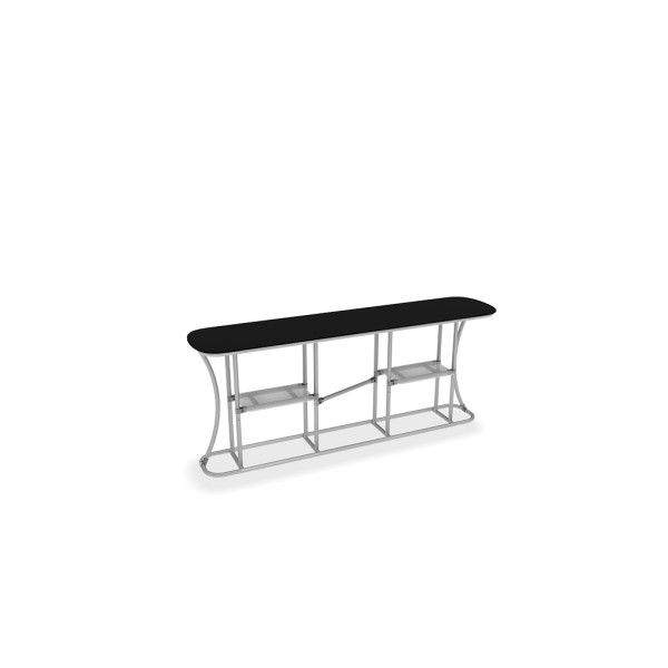 Portable trade show counter