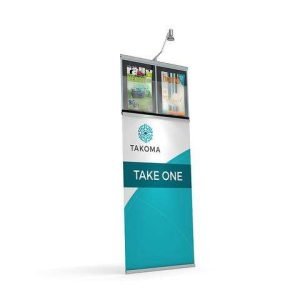 Take literature rack Brochure Holder 2, 4 & 8 Pockets
