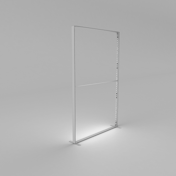 Silicone Edge Graphic SEG portable trade show backlit display