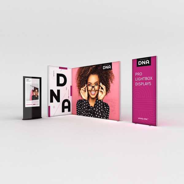 Silicone Edge Graphic SEG portable trade show display