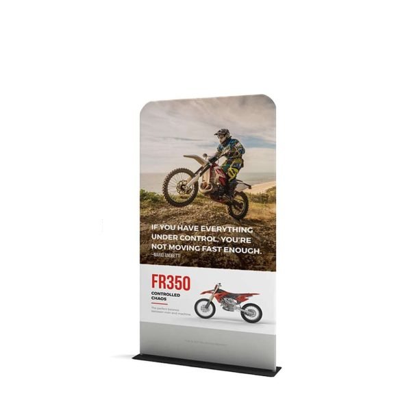 Waveline tension fabric Banner stands