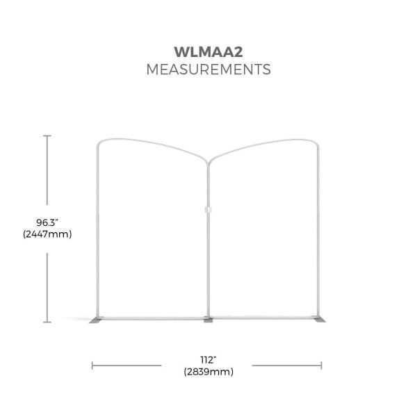 Trade Show Displays and Exhibits. WaveLine WLMAA2-KG-01