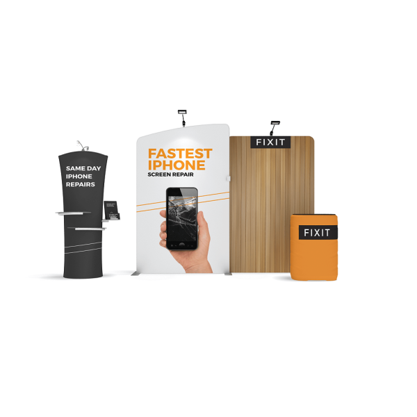 Tension Fabric Display kit 04 WaveLine WLMAE1-KG-04