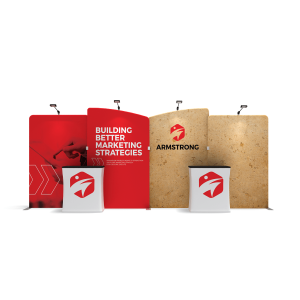Stylish & Functional Trade Show Displays - 20ft WLMEAAE-KG-02