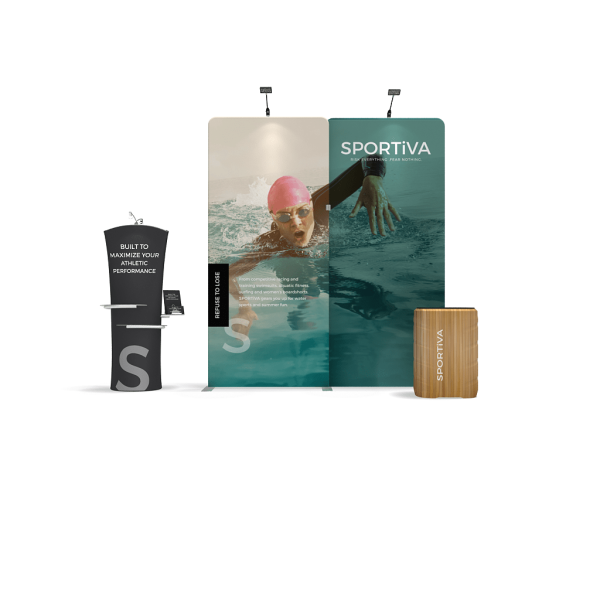Travel Lighter, Showcase Bigger: Portable Displays for Trade Show WLMII-KG-04