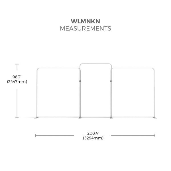 Trade Show Shelving Solutions Kit 20ft WLMNKN-KG-03